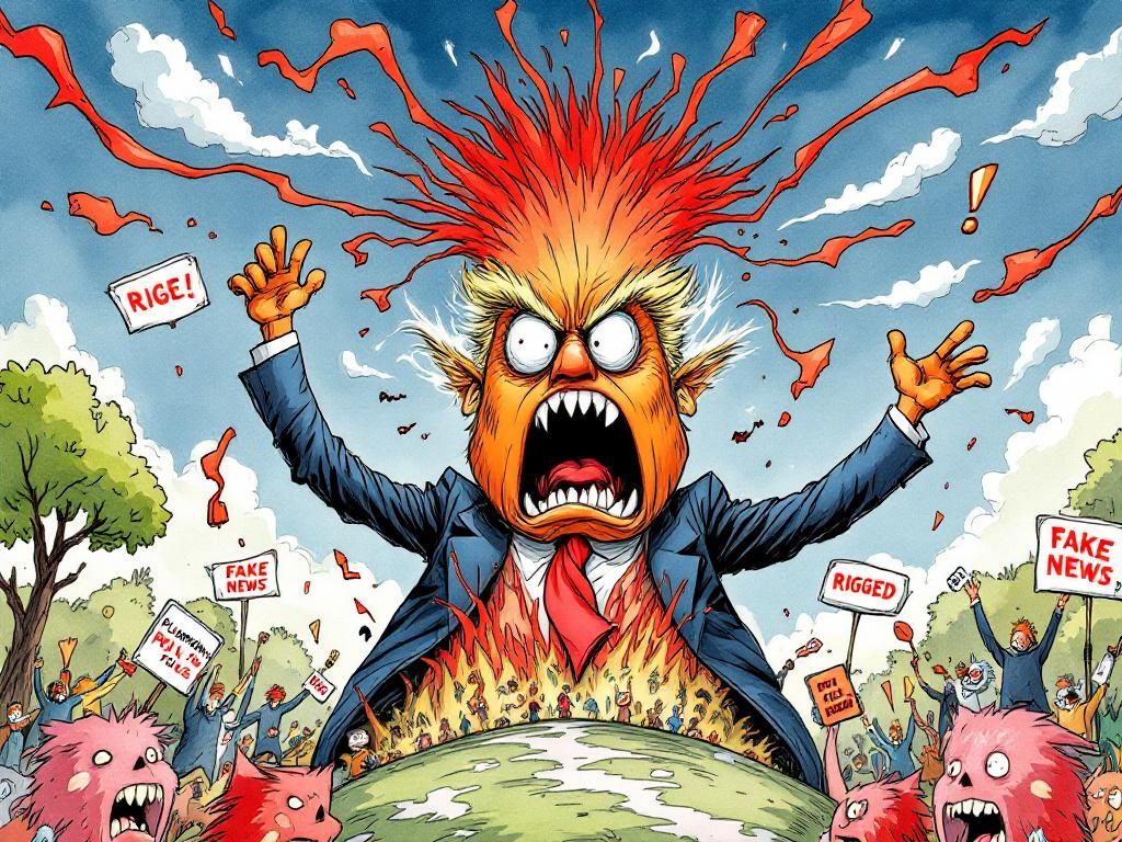 Trumpy-Wumpy in maximum rage mode